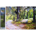 Norimpex Diamantové malování Prosluněná lavička 30 x 40 cm – Hledejceny.cz