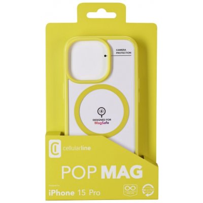 Cellularline Pop Mag s podporou Magsafe Apple iPhone 15 Pro limetkové – Zboží Mobilmania