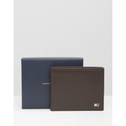 Tommy Hilfiger Eton Mini Billfold Leather wallet In Brown Brown