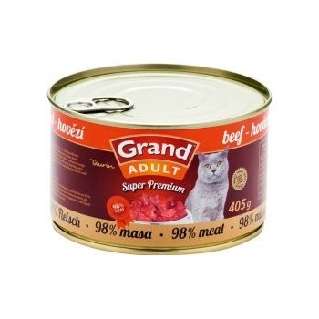 Grand Superpremium kočka hovězí 6 x 405 g