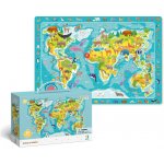 DoDo s hledáním obrázků Mapa světa 80 dílků – Zboží Mobilmania