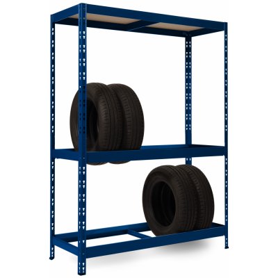 Trestles Regál na pneu 1800 x 1000 x 500 modrý 1059692 – Zboží Mobilmania