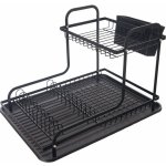 Orion Drátěný odkapávač s tácem Radka, 2 patra, 42,5 x 32 x 29 cm – Sleviste.cz