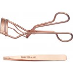 Tweezerman Rose Gold Set, Dárkové balení setu Rose Gold pro řasy a obočí – Zbozi.Blesk.cz