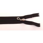 Tkaczik Umělý - spirálový zip rozdělávací Černý Velikost: 75cm – Sleviste.cz