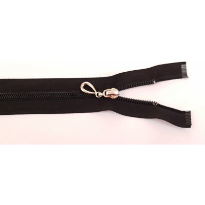 Tkaczik Umělý - spirálový zip rozdělávací Černý Velikost: 75cm – Sleviste.cz