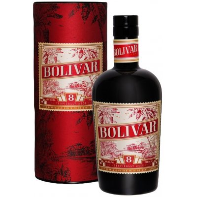 Bolivar Tropically Aged Rum 40% 0,7 l (tuba)