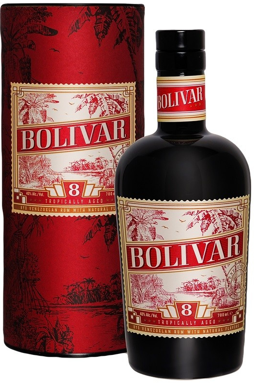 Bolivar Tropically Aged Rum 40% 0,7 l (tuba)