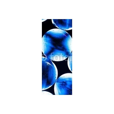 WEBLUX 19265603 Samolepka na lednici fólie blue gass beads modré plynové korálky rozměry 80 x 200 cm – Zboží Mobilmania