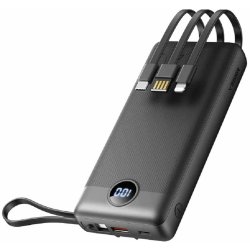 Veger C20 20 000 mAh Micro + Typ C + Lightning 8-pin černá