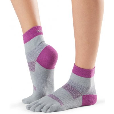 ToeSox MINNIE kotníčkové sportovní prstové ponožky fialová – Zboží Mobilmania