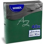 DekoStar ubrousky tmavě zelené 40ks 40x40cm – Zboží Dáma