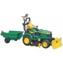 Bruder 62104 BWORLD Zahradní traktor John Deere X949 s figurkou a příslušenstvím