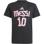 Adidas Dětské tričko MESSI Name and number black – Zboží Dáma
