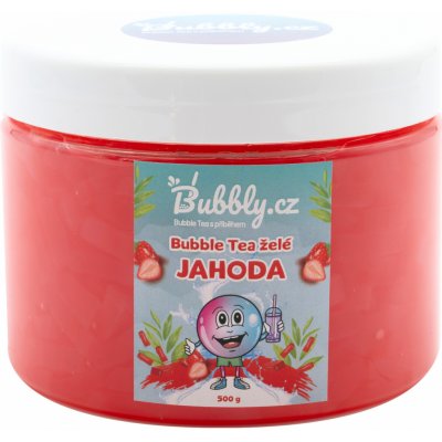 Bubbly.cz Domácí Bubble Tea Želé jahoda 0,5 kg – Zboží Dáma