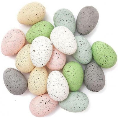 Dekorace vejce křepelčí 18ks 4cm mix bar – Hledejceny.cz