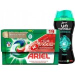 Ariel All in1 Pods Color gelové kapsle univerzální 19 PD + Lenor perličky 140 g – Sleviste.cz