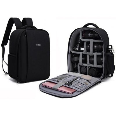 STABLECAM Nylonový fotobatoh s nastavitelnými přepážkami 1DJ6341 – Zboží Živě