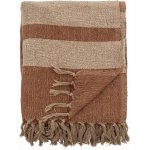 Bloomingville Přehoz z recyklované bavlny 160x130 cm TEMI - hnědý – Zboží Dáma