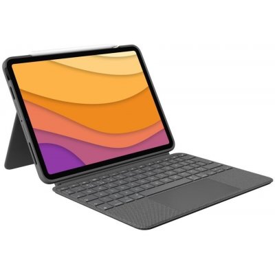 Logitech Combo Touch pro iPad Air 4. gen US INTL 920-010272 šedá – Zboží Mobilmania