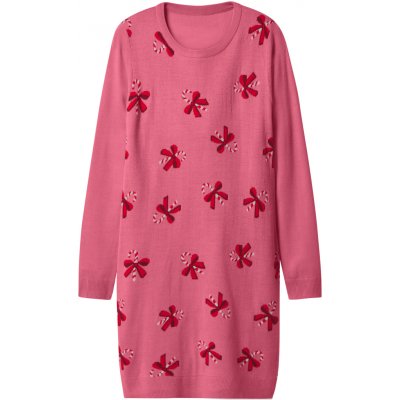 esmara Dámské vánoční úpletové šaty růžová – Hledejceny.cz