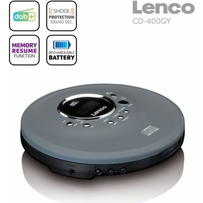 Lenco CD-400GY – Zboží Mobilmania