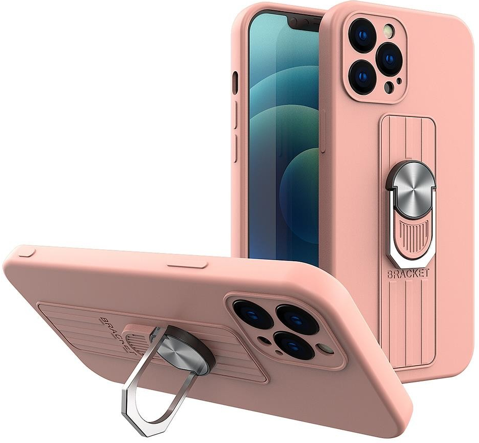 Pouzdro IZMAEL Ring Case Apple iPhone 7 růžové