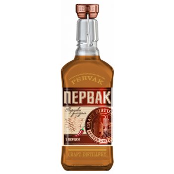 Pervak Pepper with Honey 40% 1 l (holá láhev)