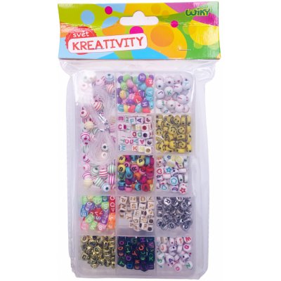 Korálky set 90g Kvádr – Zboží Dáma