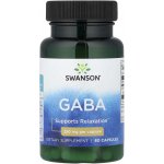 Swanson GABA Kyselina Gama Aminomáselná 250 mg 60 kapslí – Hledejceny.cz