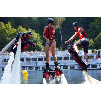 Univerzální poukaz pro 2 osoby 70 min Flyboarding Hoverboard nebo Jetpack výběr na místě – Hledejceny.cz