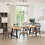 Omaxi 315243 Nohy k jídelnímu stolu ve tvaru A 2 ks černé 100 x 72-73 cm ocel – Zboží Dáma