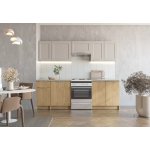 Halmar Kuchyňská linka WENDY 240cm dub cremona/kašmír – Zboží Mobilmania