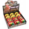 Příslušenství k cigaretám KRCZ drtič tabáku dreamliner hemp leaf red and yellow 3 dílny 50 mm
