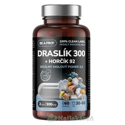 Be a Pro! Draslík 300 + Hořčík 92 60 kapslí – Hledejceny.cz