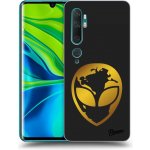 Pouzdro Picasee silikonové Xiaomi Mi Note 10 Pro - EARTH - Gold Alien 3.0 černé – Zbozi.Blesk.cz