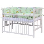 Scarlett postýlka s kompletní výbavou 120 x 60 cm Mráček zelená – Hledejceny.cz