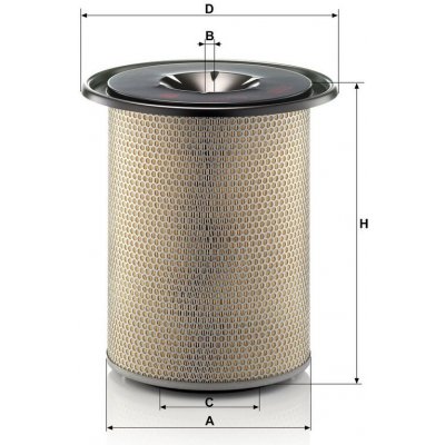 MANN-FILTER Vzduchový filtr MANN C301184 (MF C301184) – Hledejceny.cz
