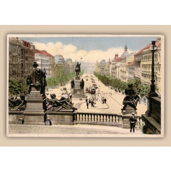 Rillich Ivan Pohlednice Praha - Václavské náměstí - Pohled do historie