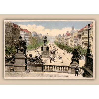 Rillich Ivan Pohlednice Praha - Václavské náměstí - Pohled do historie – HobbyKompas.cz