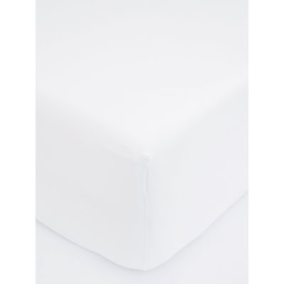 MKLuzkoviny.cz Jersey prostěradlo Classic bílé 180x200 – Hledejceny.cz