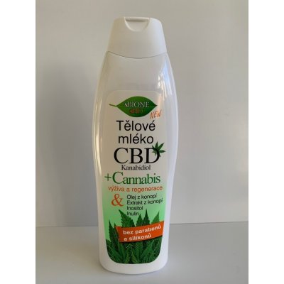 Bione Cosmetics CBD Kanabidiol tělové mléko 500 ml – Zboží Mobilmania