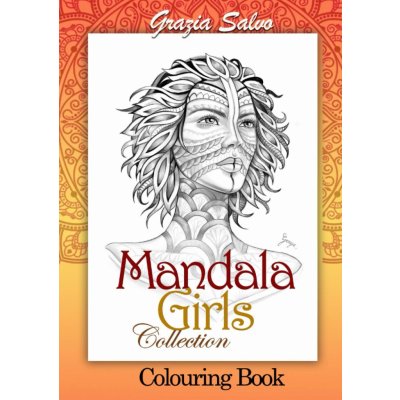 Mandala girls, antistresové omalovánky Grazia Salvo – Zboží Dáma