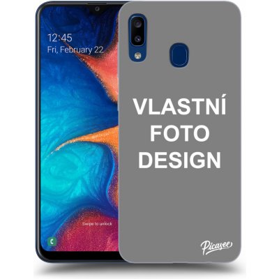 Pouzdro Picasee silikonové Samsung Galaxy A20e A202F - Vlastní design/motiv černé – Zboží Mobilmania