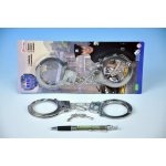 Teddies 00024330Policejní pouta kov na kartě – Zboží Dáma