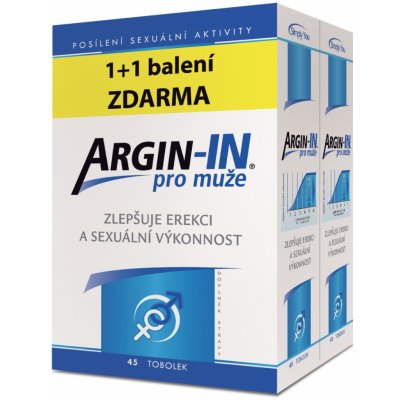 Argin-IN pro muže tob.45 + Argin-IN tob.45 zdarma – Hledejceny.cz