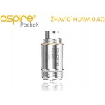 aSpire PockeX žhavící hlava 0,6ohm nerez 5ks – Sleviste.cz