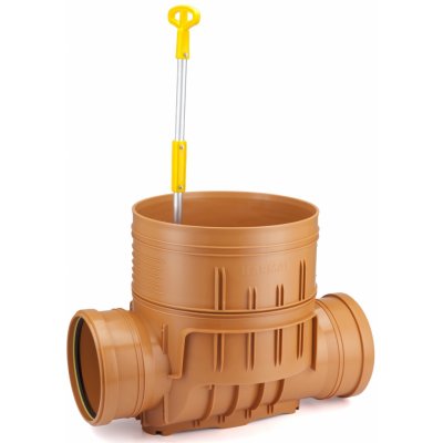 Midas Zpětná klapka včetně šachty 355/160 s hliníkovou tyčí na korug.rouru p3427 – Zboží Mobilmania