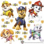 AG Design DKS 3815Samolepky na zeď Tlapková Patrola Print film rozměry 30x30 cm – Sleviste.cz