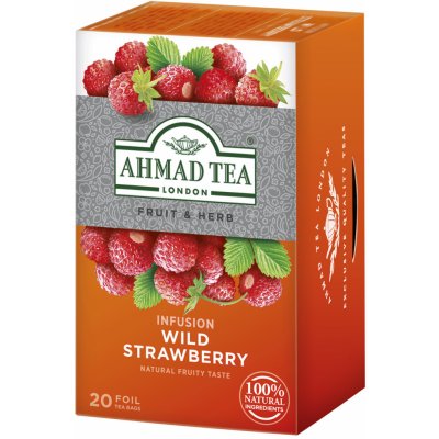 Ahmad Tea Wild Strawberries ovocný čaj 20 x 2 g – Zboží Dáma